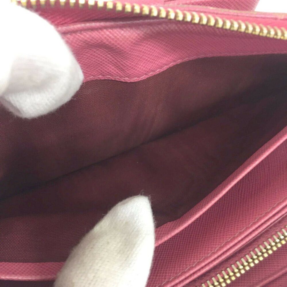 100% Authentic PRADA Saffiano Ribbon Leather Long - Picture 9 of 10